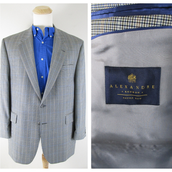 Alexandre London Other - Alexandre London Savile Row Houndstooth Sport Coat